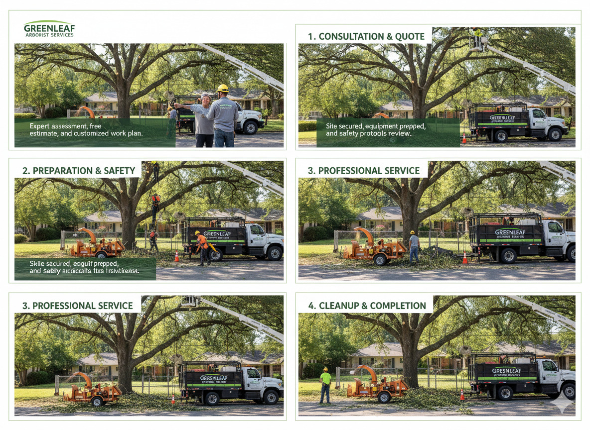 Our service process in action